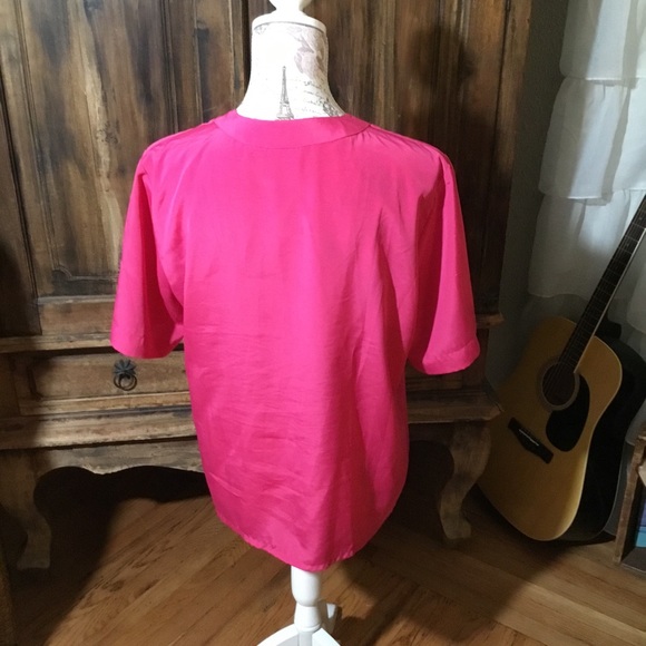 Magenta Business Blouse - Picture 2 of 3